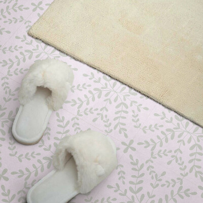 Wandbekleding vinyl Een verfijnd bloemenmotief