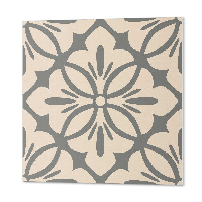 Vinyl wandbekleding Een bloemencompositie met verfijnde elementen