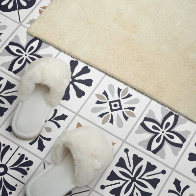 Vinyl wandbekleding Tegels met originele patronen