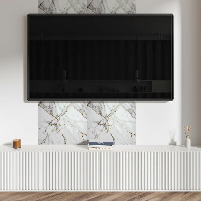 Vinyl wandbekleding Een elegant marmermotief in een klassieke stijl