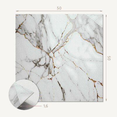 Vinyl wandbekleding Een elegant marmermotief in een klassieke stijl