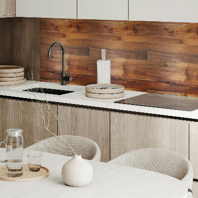 Pvc wandpaneel Patroon van planken in artistieke volgorde