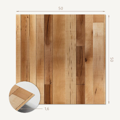 Vinyl wandbekleding Hout in een natuurlijke stijl