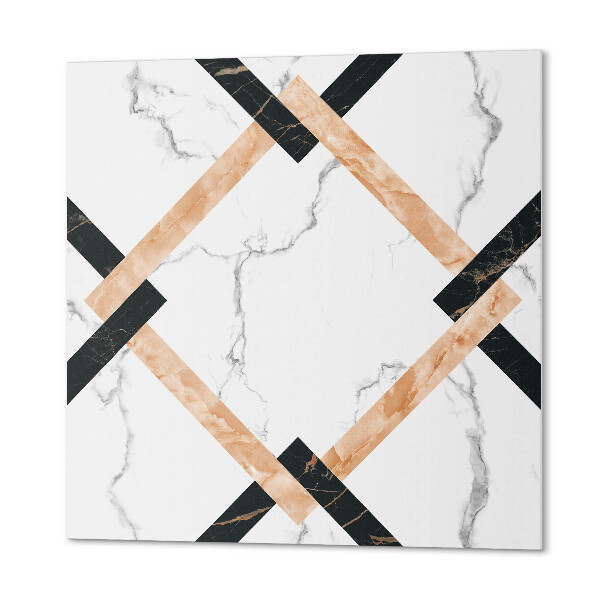 Pvc wandpaneel Marmerpatronen in geometrische stijl