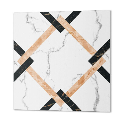 Pvc wandpaneel Marmerpatronen in geometrische stijl