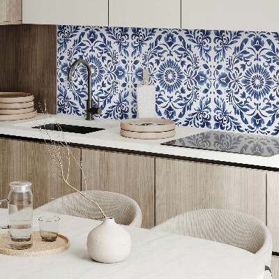 Wandbekleding vinyl Decoratief bloemenpatroon met details