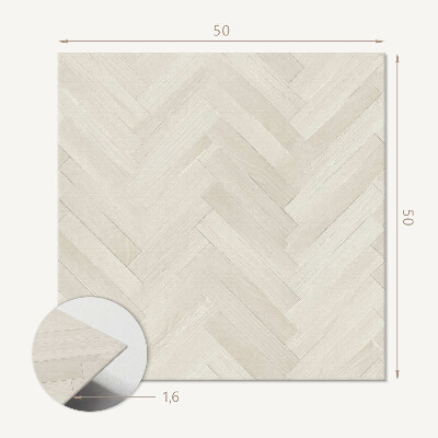 Vinyl wandbekleding Visgraatmotief in hout