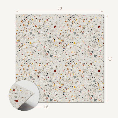 Vinyl wandbekleding Patroon met unieke vormen