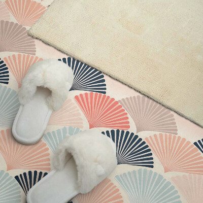 Wandbekleding vinyl Golven met een waaieraccent