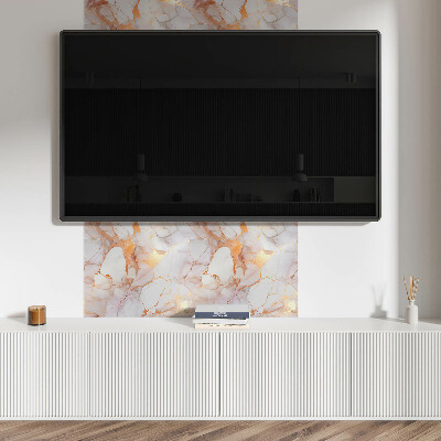 Pvc wandpaneel Elegant marmerpatroon met aderen