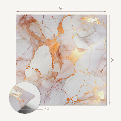 Pvc wandpaneel Elegant marmerpatroon met aderen