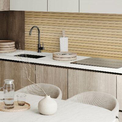 Wandbekleding vinyl Parallel houten plankpatroon