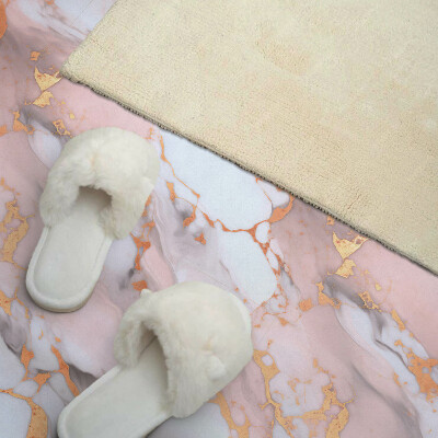 Wandbekleding vinyl Marmerpatroon met subtiele accenten