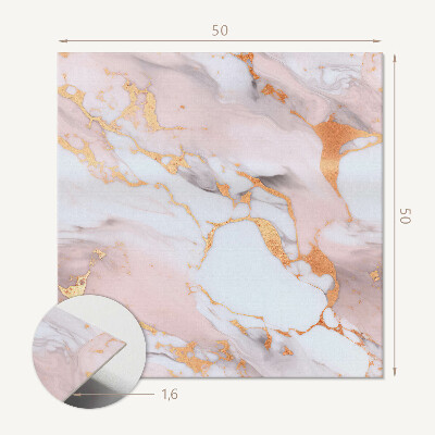 Wandbekleding vinyl Marmerpatroon met subtiele accenten
