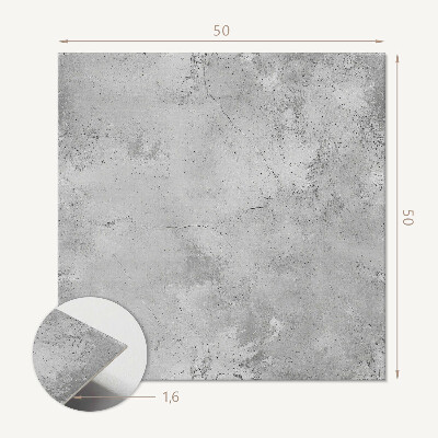 Pvc wandpaneel Een bord met een betonnen textuur en krassen