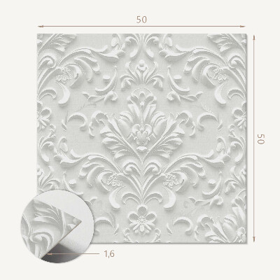 Vinyl wandbekleding Een chique patroon met textuur