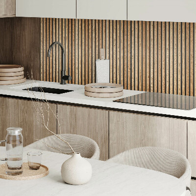 Vinyl wandbekleding Verticale patronen op het bord