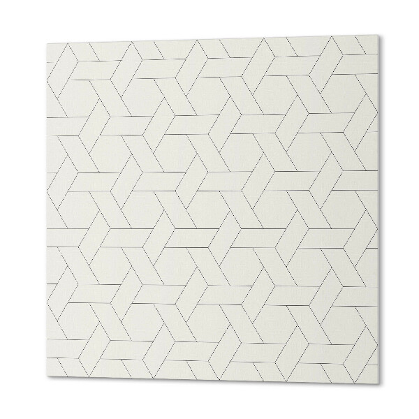 Pvc wandpaneel Hexagonale stijlgeometrie