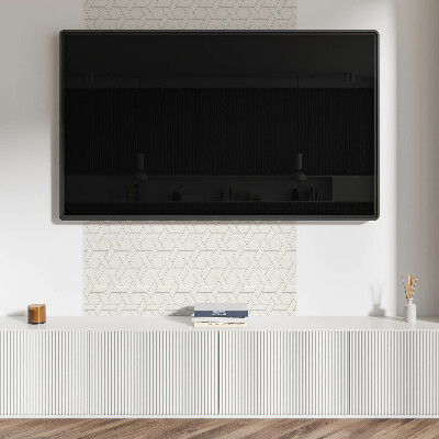 Pvc wandpaneel Hexagonale stijlgeometrie