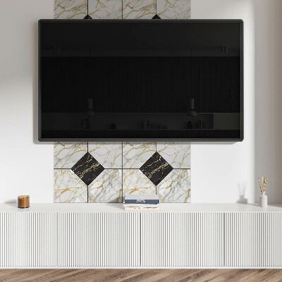 Pvc wandpaneel Chique marmeren graphics