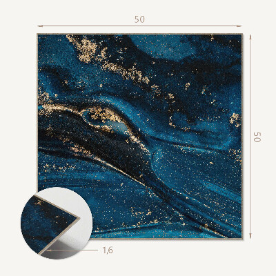 Pvc wandpaneel Abstractie in de vorm van golven