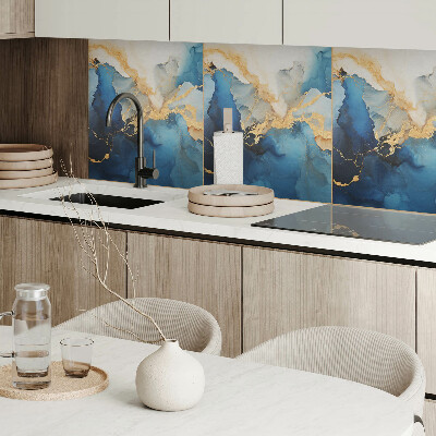 Vinyl wandbekleding Abstractie met golvende vormen