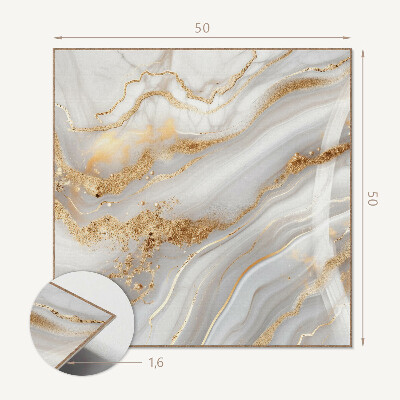 Pvc wandpaneel Details in abstracte golven