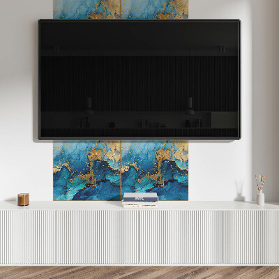 Pvc wandpaneel Abstractie geïnspireerd door water