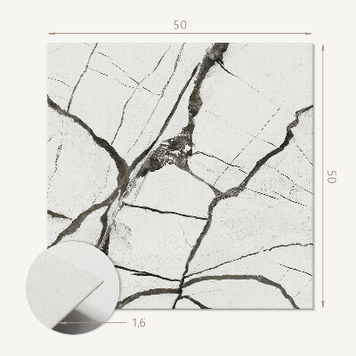 Pvc wandpaneel Marmerpatroon met subtiele aderen