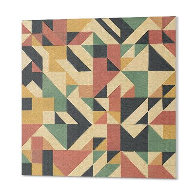 Vinyl wandbekleding Abstract motief met geometrische vormen