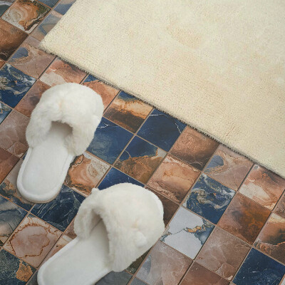 Wandbekleding vinyl Steenpatronen in mozaïekstijl