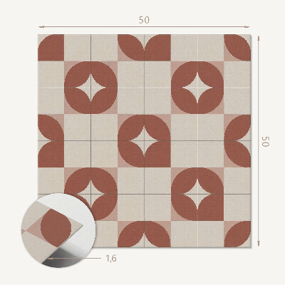 Pvc wandpaneel Rond patroon in geometrische stijl