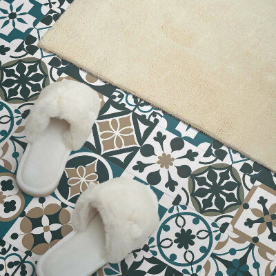 Wandbekleding vinyl Stijlvolle tegels in een harmonieuze indeling