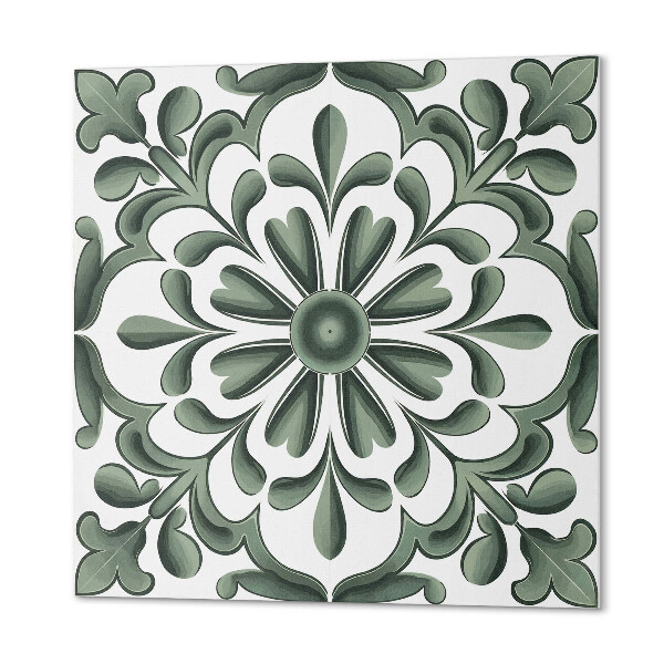 Vinyl wandbekleding Rond plantenmotief