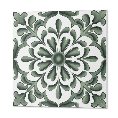 Vinyl wandbekleding Rond plantenmotief