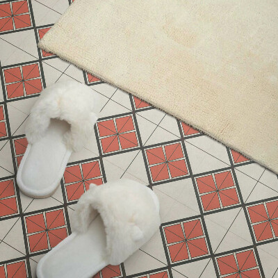 Vinyl wandbekleding Stijlvol geometrisch ruitmotief