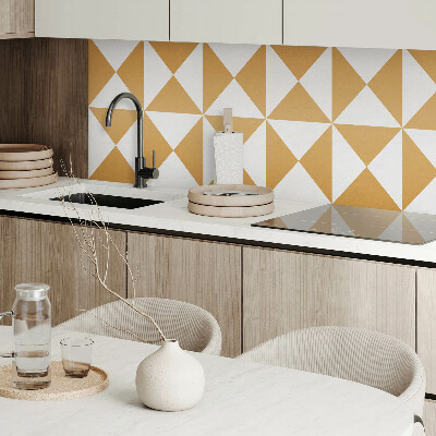 Pvc wandpaneel Driehoekig patroon in geometrische stijl