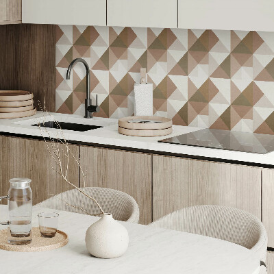 Vinyl wandbekleding Abstracte driehoeksgeometrie