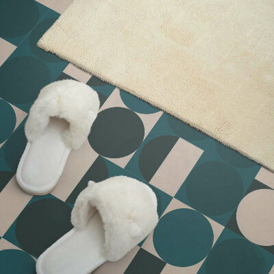 Vinyl wandbekleding Dynamische vormen en geometrische motieven