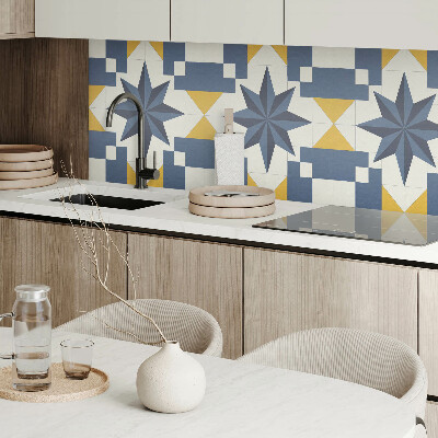 Wandbekleding vinyl Geometrisch sterpatroon