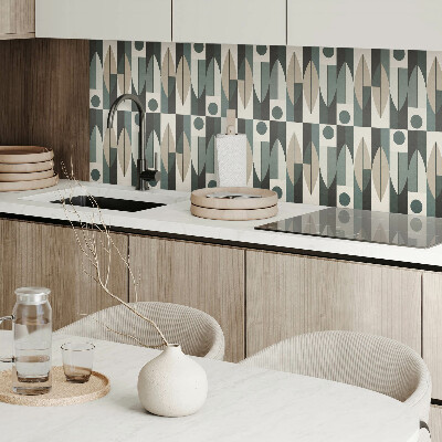 Vinyl wandbekleding Abstractie in geometrische vormen