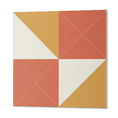 Pvc wandpaneel Warme geometrische accenten