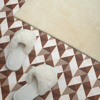 Wandbekleding vinyl Stijlvol geometrisch motief met driehoeken