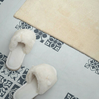 Wandbekleding vinyl Geometrische arrangementen in vierkante patronen