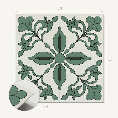 Pvc wandpaneel Aantrekkelijk botanisch patroon