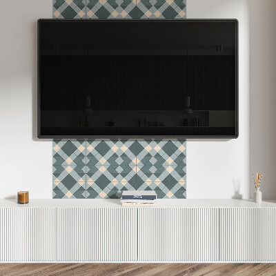 Pvc wandpaneel geometrisch patroon