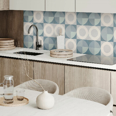 Pvc wandpaneel Geometrisch patroon met cirkels