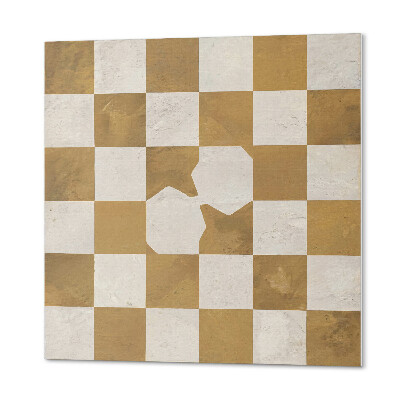 Vinyl wandbekleding Abstract dambordpatroon