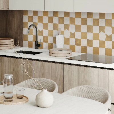 Vinyl wandbekleding Abstract dambordpatroon