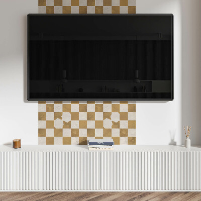 Vinyl wandbekleding Abstract dambordpatroon